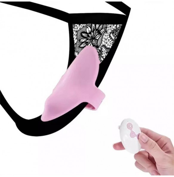Invisible Wearable Wireless Remote Vibrating Egg (Chargeable - Pink)